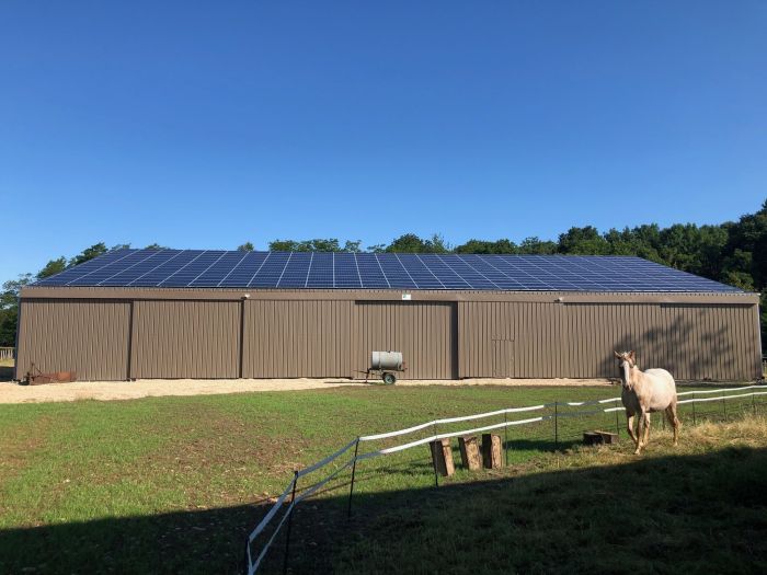 10 ans hangar agricole solaire