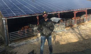 Hangar agricole solaire à Serre-Nerpol (38470) en Isère